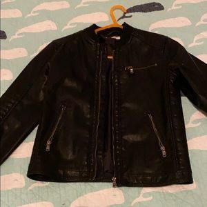 False leather jacket H&M brand